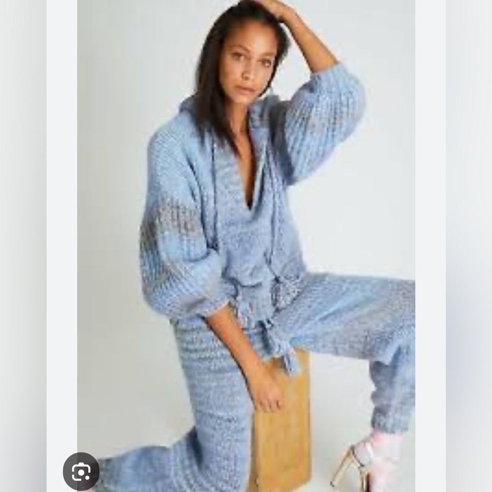 LoveShackFancy sweater set pants AND hoodie